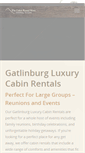 Mobile Screenshot of luxurygatlinburgcabins.com